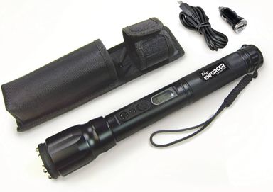 ZAP Enforcer Stun Gun 2,000,000 Volts Black with 4 Flashlight Modes