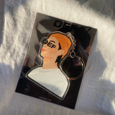 DEF Acrylic Keyring