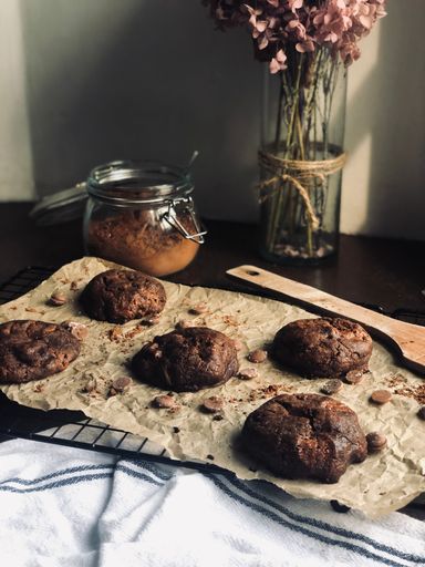 Double Chocolate Cookies