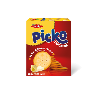 TASTY TREATS PICKO BUTTER AND CHEESE  200GR.