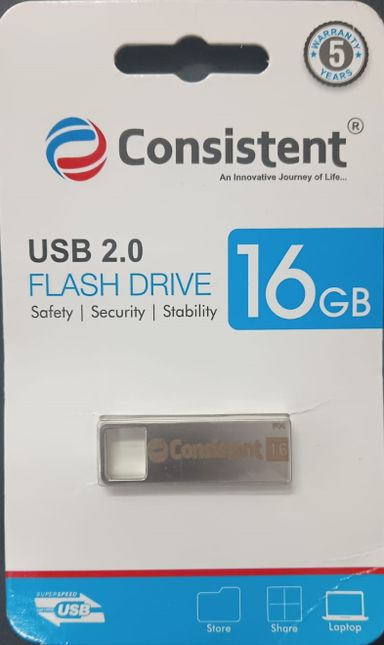 Consistent 16GB Pen Drive CTP10016 With GST Bill