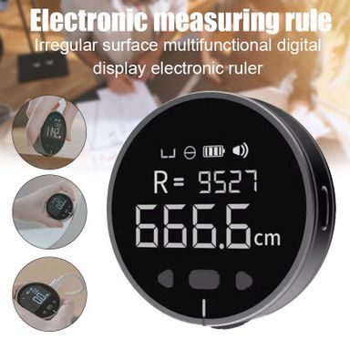 Distance Measuring Instrument Electronic Measuring Ruler Tape Measure High Definition Digital LCD Hi