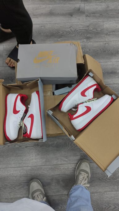 Red and white airforce