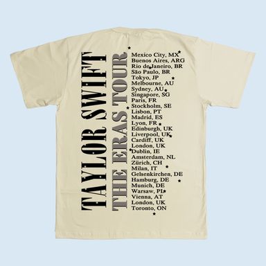 Taylor Swift The Eras Tour Reputation Album T-Shirt