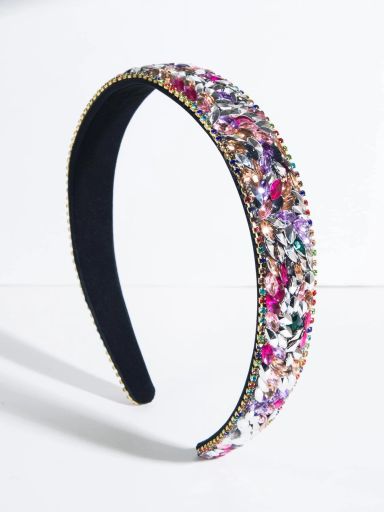 Rhinestone Design Wide Headband