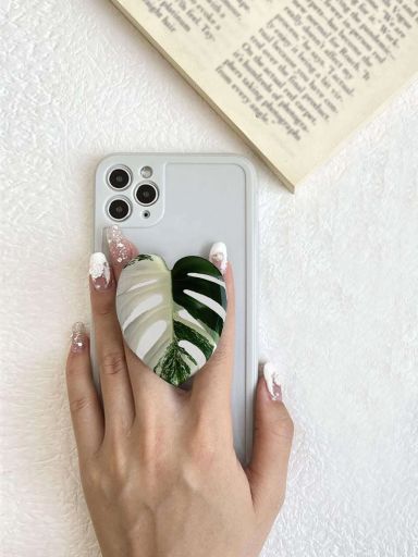 Green Leaf Phone Grip