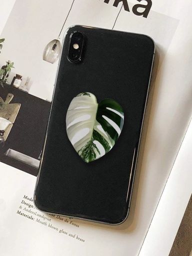 Green Leaf Phone Grip