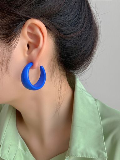 4pairs Personality Earrings - Blue