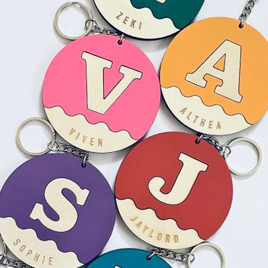 Circle Bag Tag