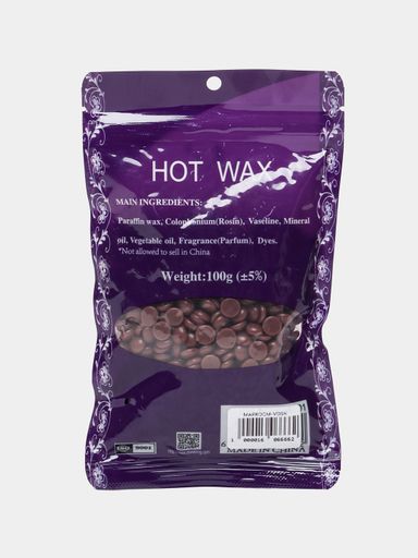 Depilatsiya uchun mum Hot wax, granulalarda professional, plyonkali