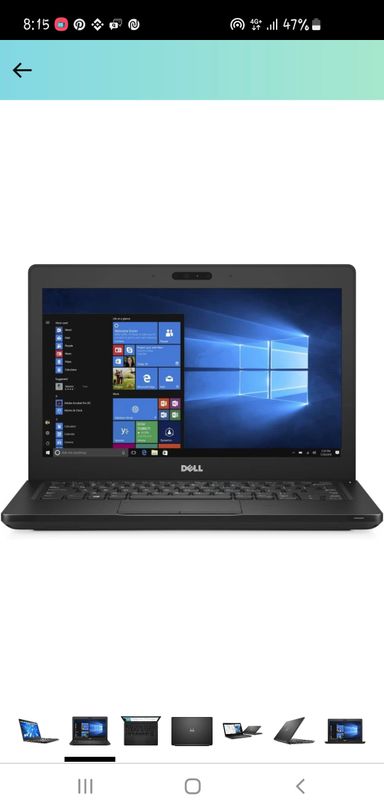 Dell Latitude 5280 Renewed Business Laptop | intel Core i5-7th Generation CPU | 8GB DDR4 RAM | 256GB SSD | 12.5 inch Display | Windows 10 Pro | (Renewed) 