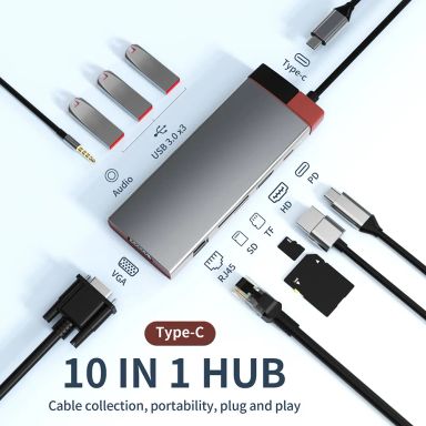 ZINJA 10 in 1 USB C HUB