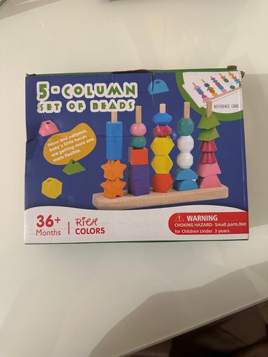 5 column set of beads game 