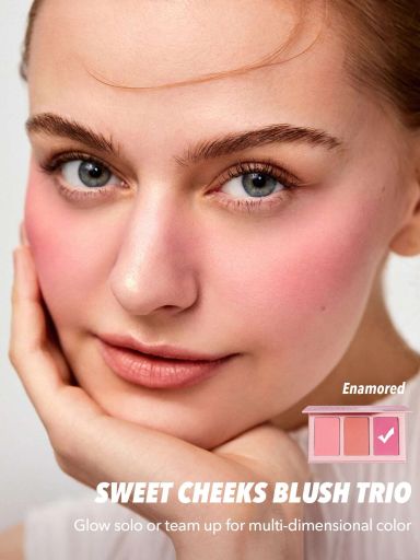 SHEGLAM Sweet Cheeks Blush Trio - Enamored