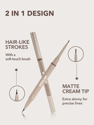 SHEGLAM Brows On Demand 2-In-1 Brow Pencil - Taupe