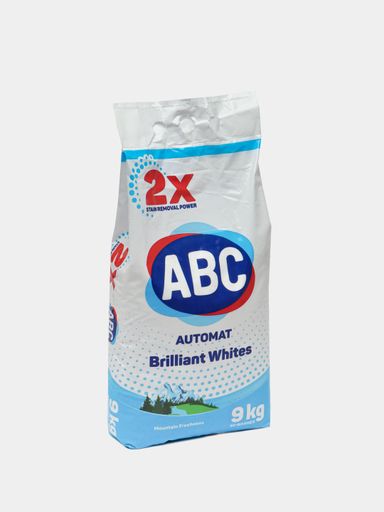 Kir yuvish kukuni ABC Automat Brilliant Whites, 9 kg