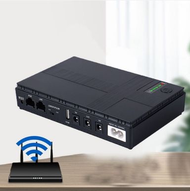 10400 mAh Mini UPS | Router / ONT / CCTV Backup Power Supply