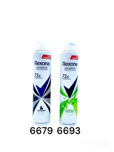 Rexona for women 72H Invisible 200ml /Rexona for women 72H Bamboo Aloe Vera 200ml