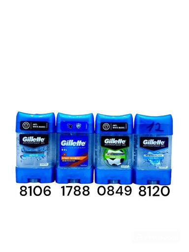 Gillette геллик ARCTIC ICE 48 hour 70ml/  Gillette SPORT TRIUMPH 48 hour 70ml/Gillette sport POWER RUSH 48 hour 70ml/Gillette sport COOL WAVE 48 hour 70ml