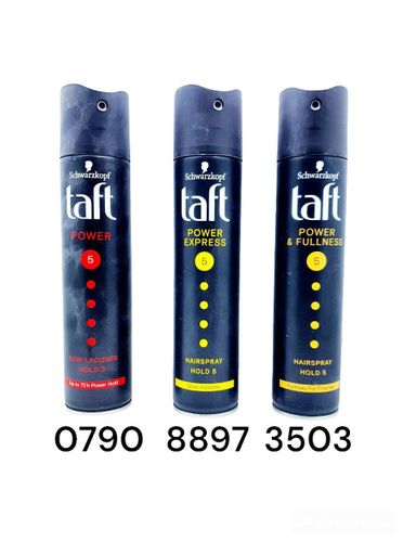 Taft Invisible Power 5 кизил 250гр / Taft Power express сарик 250ml/Taft Power Fullness 250ml