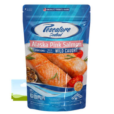 Portion Salmon Filet (per bag)