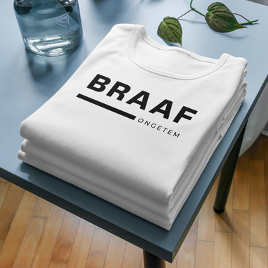 Wit BRAAF T-Hemp (Slim fit)