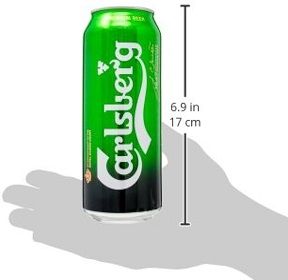 Carlsberg Danish Pilsner Beer Can,(24 X 490ML)