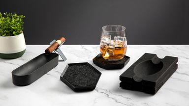 The Squad - Cigar Gift Set - Black Terrazzo