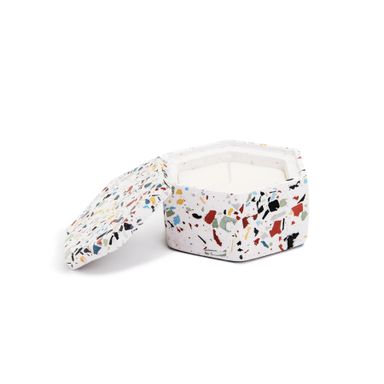 Scented Candle - White Terrazzo