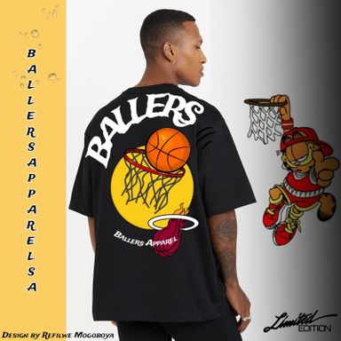 Ballers Apparel art Balling Design Black shirt 