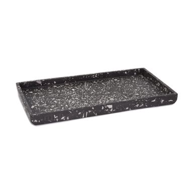 Large Tray - Black Terrazzo