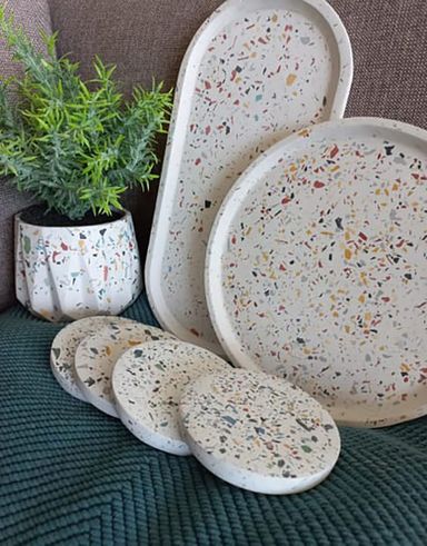 Terrazzo Pot - Medium 