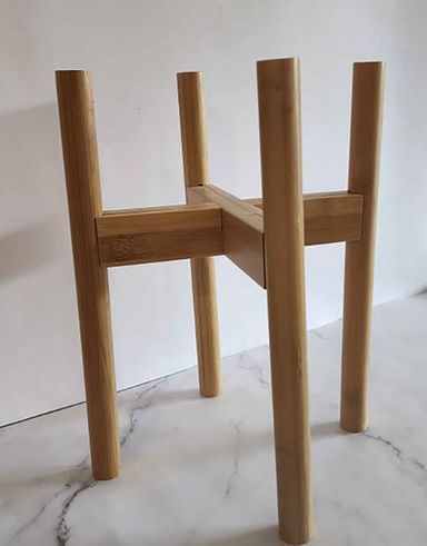 Expandable Plant Stand - Bamboo Color 