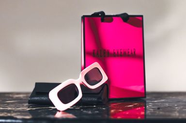 Pink Square Frame