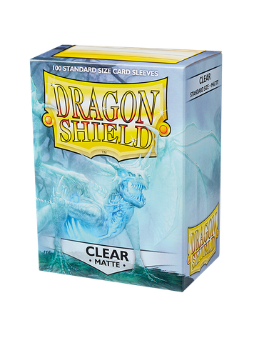 Dragon Shield Sleeve - Standard Size Matte 100 - CLEAR