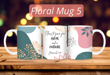 Floral Verse 3-Mug Combo
