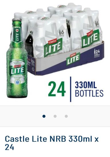 Castle Lite 24 x 330ml NRB