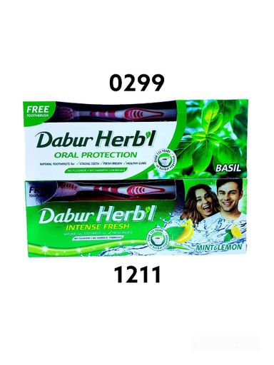 Tish pastasi + Chotka Dabur Herbl Bazil 150g