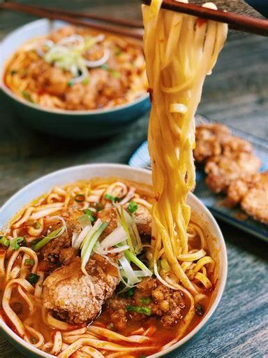 Linguine Ramen- Korean Chicken