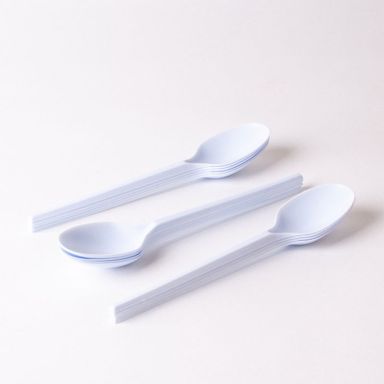 Hotpack White Plastic Spoons 50Pcs