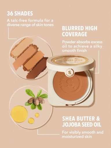 SHEGLAM Skin-Focus High Coverage Powder Foundation - Porcelain