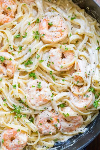 Shrimp Fettuccine