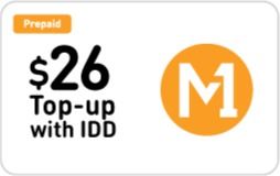 👍  M1 All-In-1 $26 150GB + Local Calls + IDD + FIC x 4-Week Data Plan