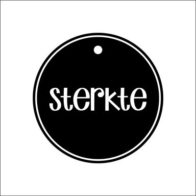 10 Tags refill Sterkte Afrikaans Funky Black