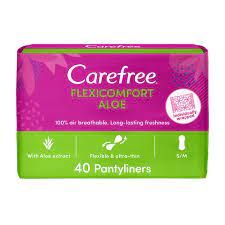 Carefree Flexi Comfort Aloe Extrac 40Pcs