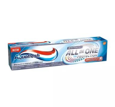 AQUAFRESH HAMMASI BIRDAGIDA TISHNI OQARTTIRGAN HIMOYA PASTASI 100ML