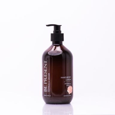 BE PRESENT - Saffron & Ginger - CLASSIC HAND & BODY LOTION -  500ml