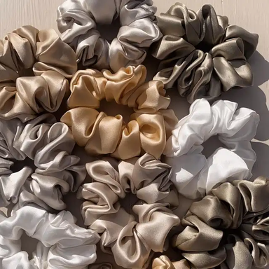 High Quality Satin Scrunchies Standard assorted colours 