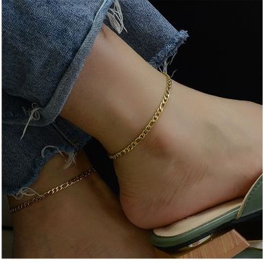 Simple Chain Gold Wild Anklet