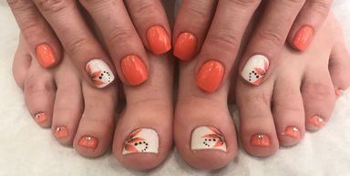 GEL TOES + NAIL ART